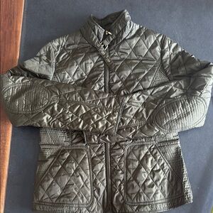 Banana Republic Dark Green more kaki Quilted Jacket